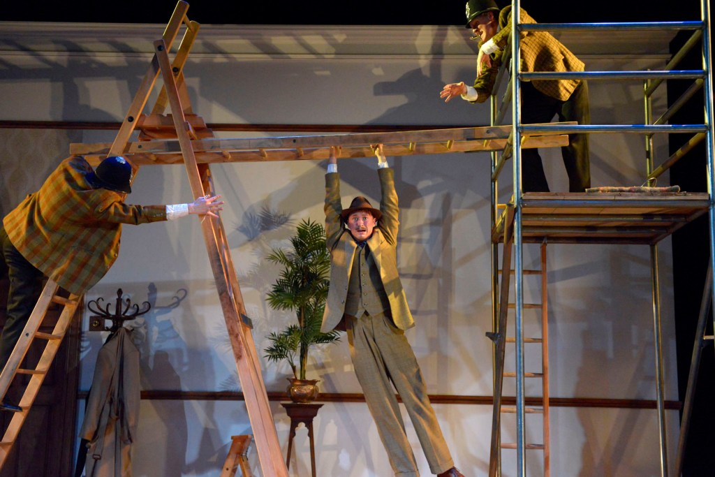 Theatre by the Lake production of John Buchan and Alfred Hitchcock's The 39 STEPS adapted by Patrick Barlow directed by Abigail Anderson